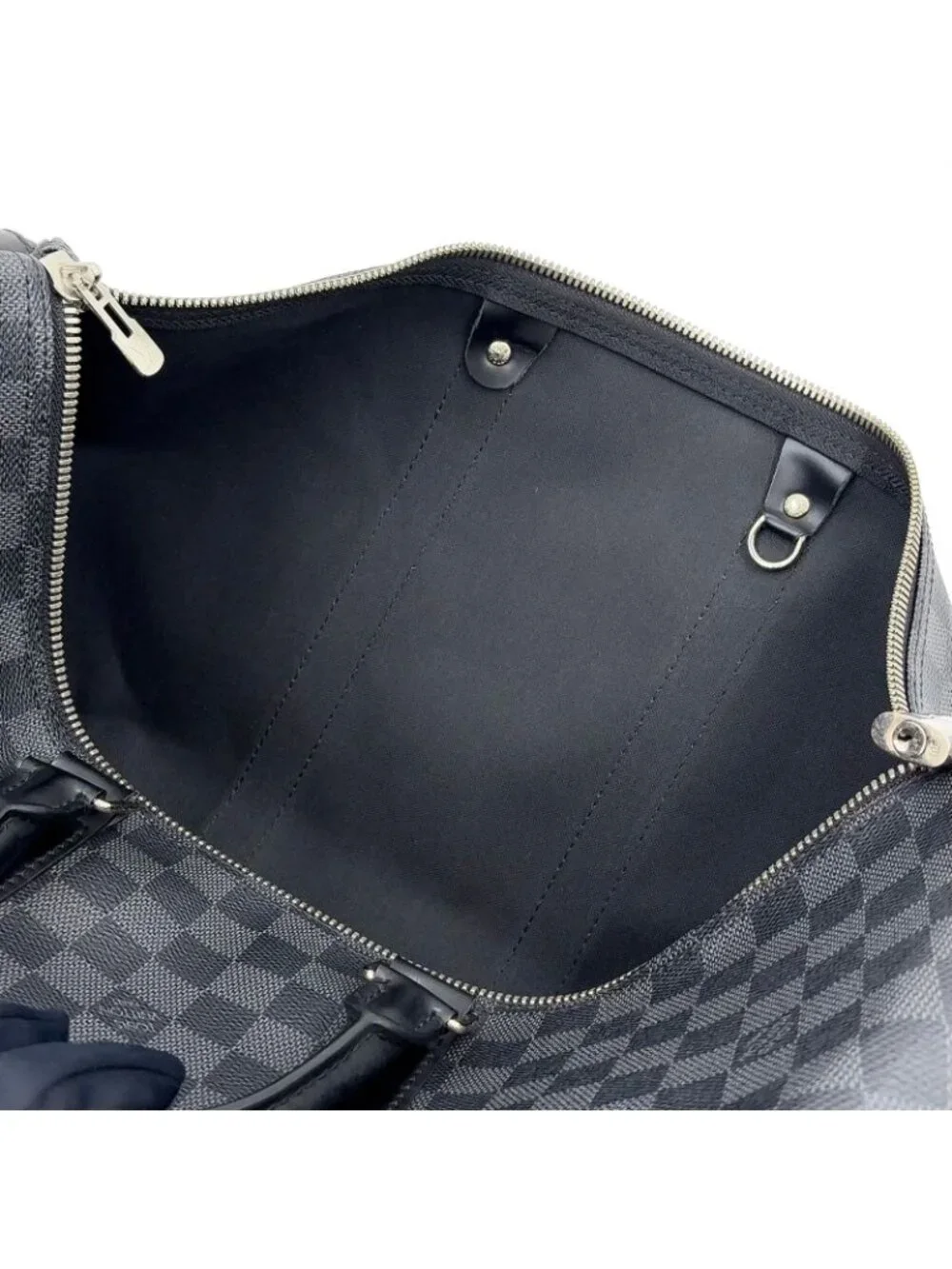 Louis Vuitton Keepall Bandouliere 45 Damier Graphite Leather